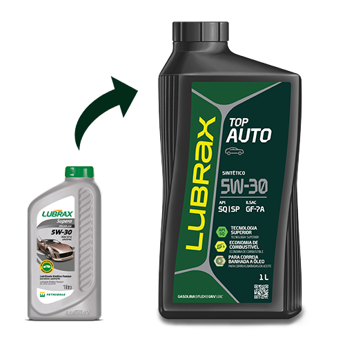 LUBRAX TOP AUTO 5W30 SQ DX1 Sintético Premium