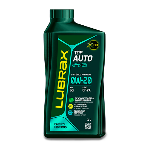 LUBRAX TOP AUTO 0W-20 HÍBRIDO SINTÉTICO