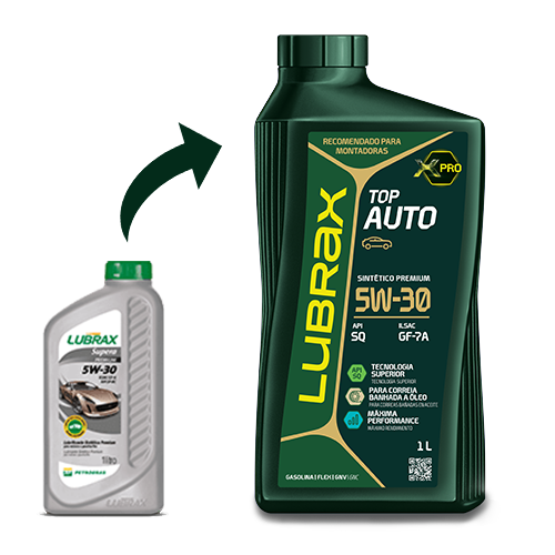 LUBRAX TOP AUTO 5W30 SQ DX1 SINTÉTICO PREMIUM