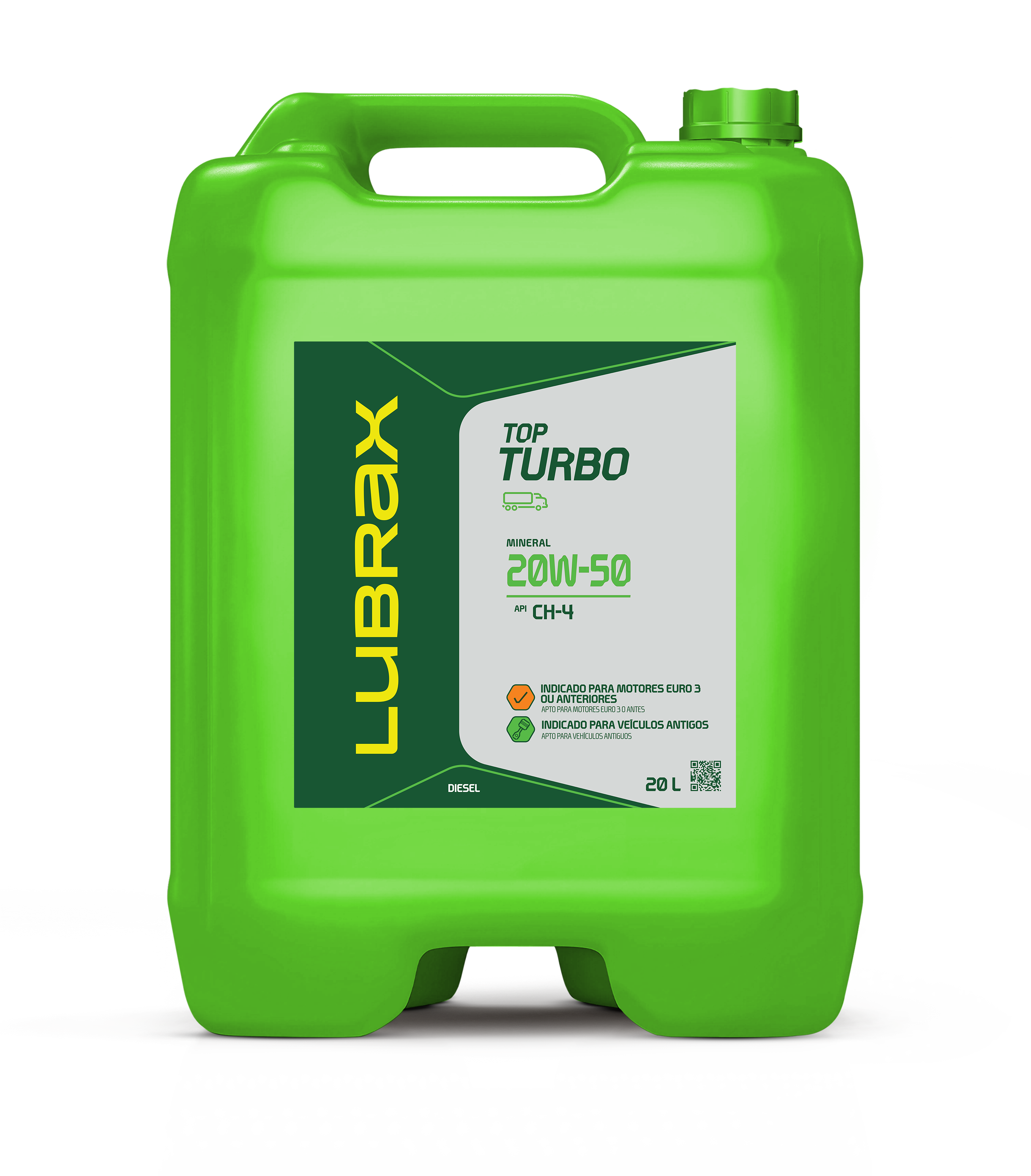 LUBRAX TOP TURBO 20W50 CH-4 MINERAL