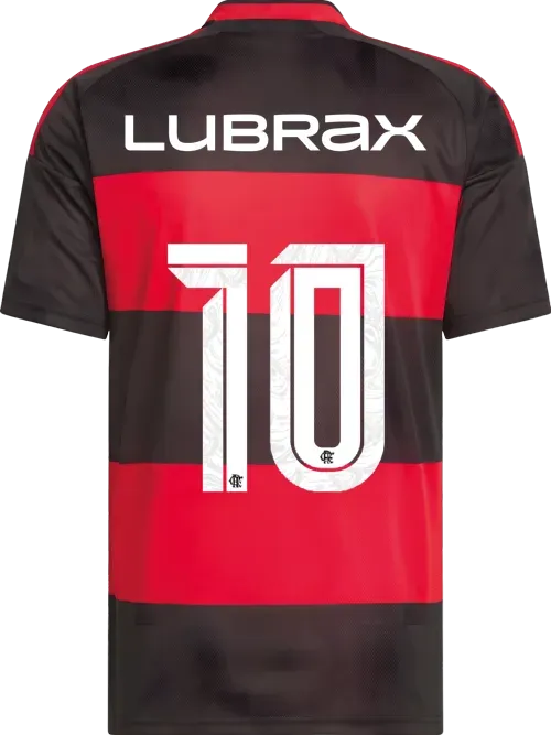 Camisa 10 do Flamengo com Lubrax de 2026