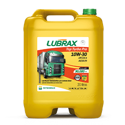 Embalagem de Lubrax Top Turbo Pro 10w-30