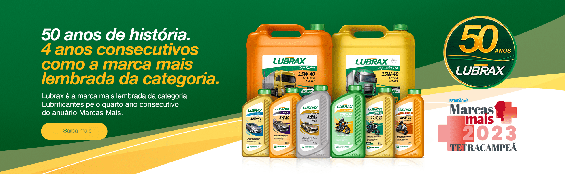 LUBRAX É A MARCA PREFERIDA DOS BRASILEIROS - ESTADÃO